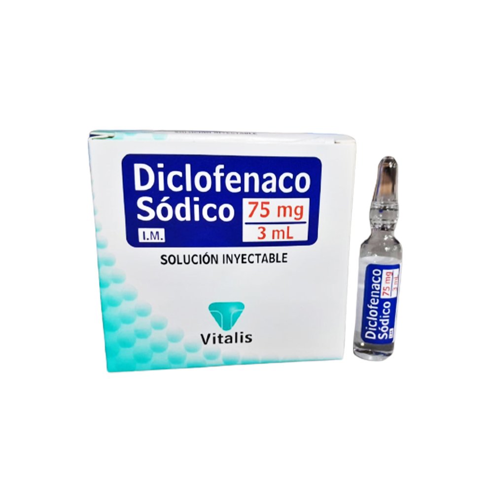 Diclofenaco 75mg/3ml Solución Inyectable