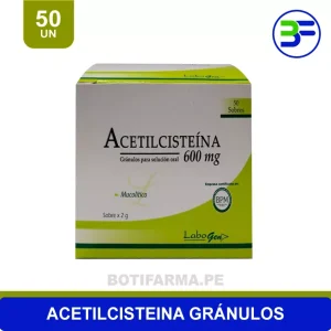 Acetilcisteina LBG 600mg – Gránulos para Solución Oral