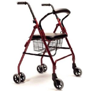 Andador Freno Push con Asiento y Cesta A221
