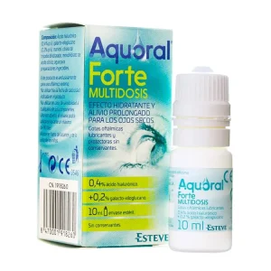 Aquoral Forte Gotas Oftálmicas Lubricantes, 10 ml