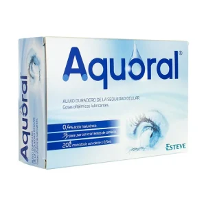 Aquoral Gotas Oftálmicas Lubricantes, 20 Monodosis