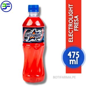 ELECTROLIGHT Fresa Botella 475ml Bebida Rehidratante: Recupera tu Hidratación