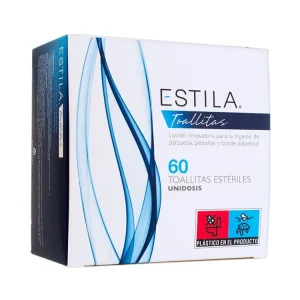 Estila Toallitas Estériles, 60 Unidades