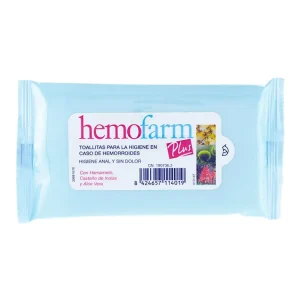 Hemofarm Plus Toallitas, 20 Unidades
