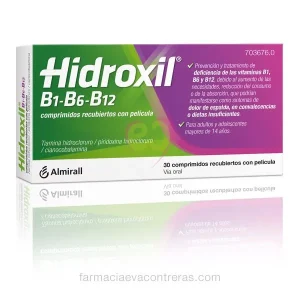 Hidroxil B1-B6-B12, 30 Comprimidos