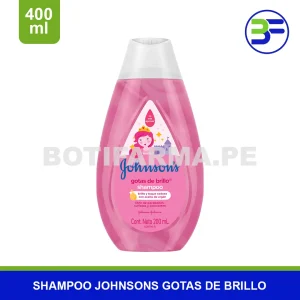 Shampoo Johnson’s Gotas de Brillo 400 mL para Cabello Suave y Brillante