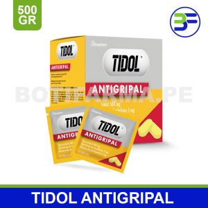 Tidol Antigripal 500mg+5mg+2mg | Alivio de gripe y resfrío