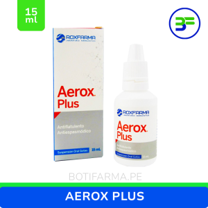Aerox Plus Suspensión Oral Gotas x 15 ml – Alivio del Dolor de Estómago y Gases: Bienestar Digestivo