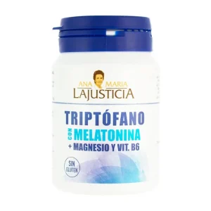 Ana María Lajusticia Triptófano con Melatonina, Magnesio y Vitamina B6, 60 Comprimidos
