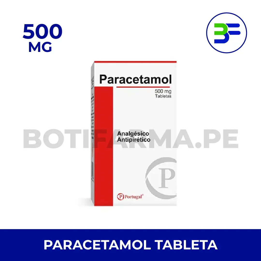 Paracetamol 500mg Tableta – Alivio Rápido del Dolor y la Fiebre